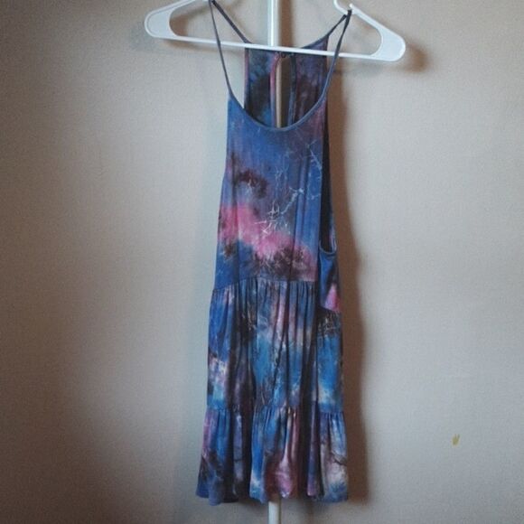 ECOTE TIE DYED TANK TUNIC/ DRESS MEDIUM - Picture 1 of 4